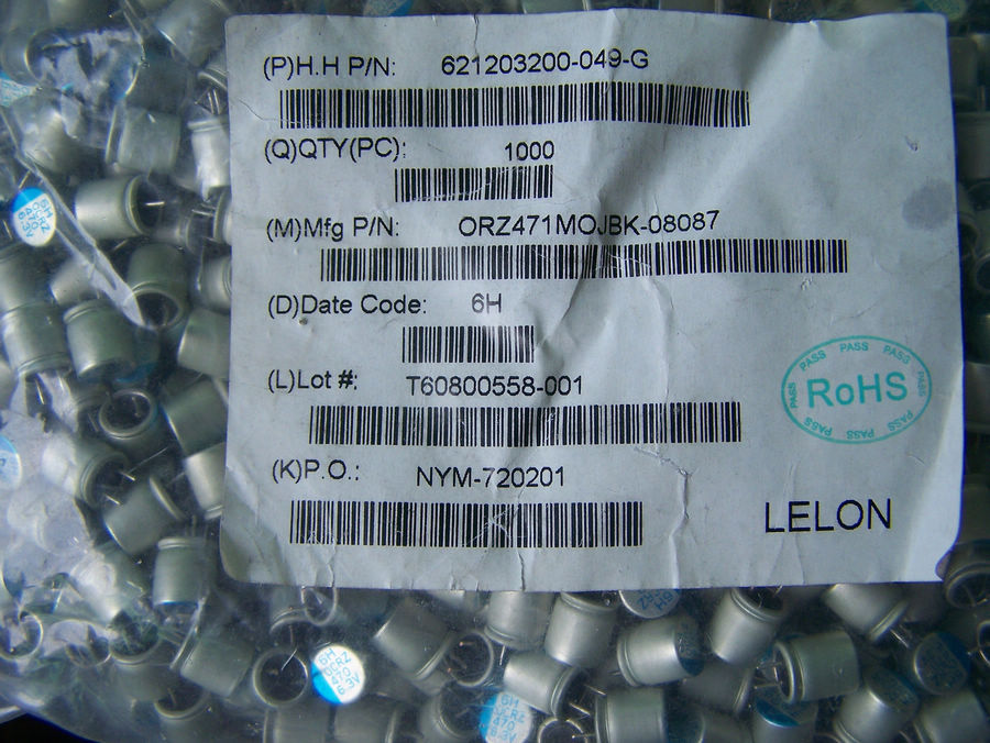 Special price: brand new Taiwan Lyu solid-state capacitor 6 3V470UF (3)