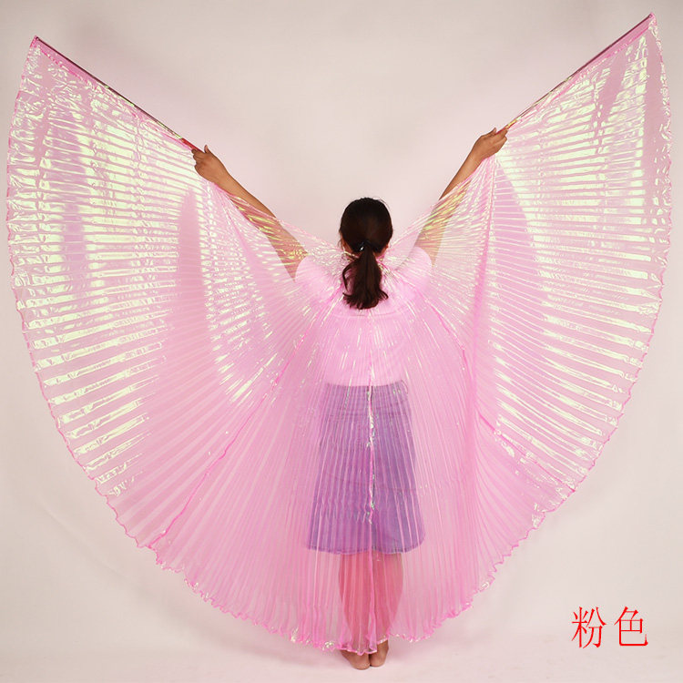 New dance performance props belly dance golden wings oriental dance performance