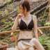 Ai mặc bikini corset đồ lót nhận được một cặp vú mà không có vành điều chỉnh chống sag Kenny đồ lót phụ nữ tập hợp trên hỗ trợ áo lót mặc áo dài Bikini