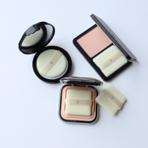 Star pocket ribbon double-sided flocking powder puff two-piece powder cake honey dry powder puff fixed makeup KIKO KVD adaptation