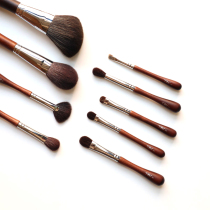 Star pocket TAN portable makeup brush animal hair eyeshadow brush loose paint brush blush high light brush sickness eyebrow brush short rod