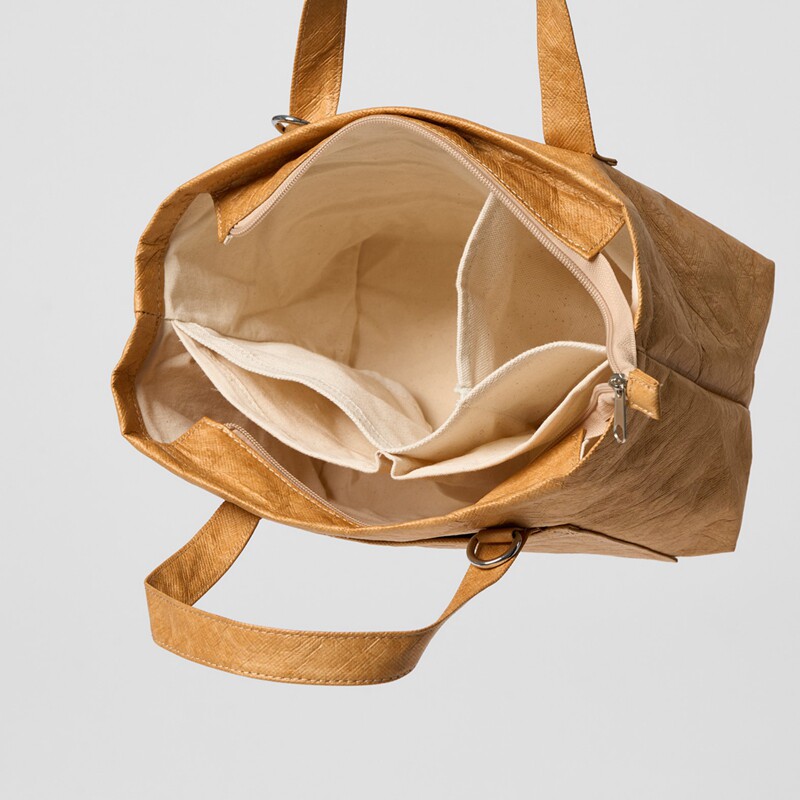 MORE THAN PAPER Small Multi-Pocket Hand Tote, Large-Capacity Multi-Compartment Mommy Bag - Thumbnail 4