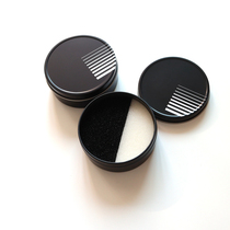 Star pocket makeup brush cleaning box washing iron box dry cleaning sponge cleaning box black and white geometric simple design