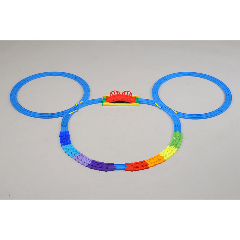 Модель поезда tomy多美 迪士尼普乐路路火车套装电力驱动火车模型玩具819325 Takara