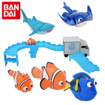 Bandai Finding Nemo 2 Leyou little fish pulley promotion toy Nimodoli Marin storage box
