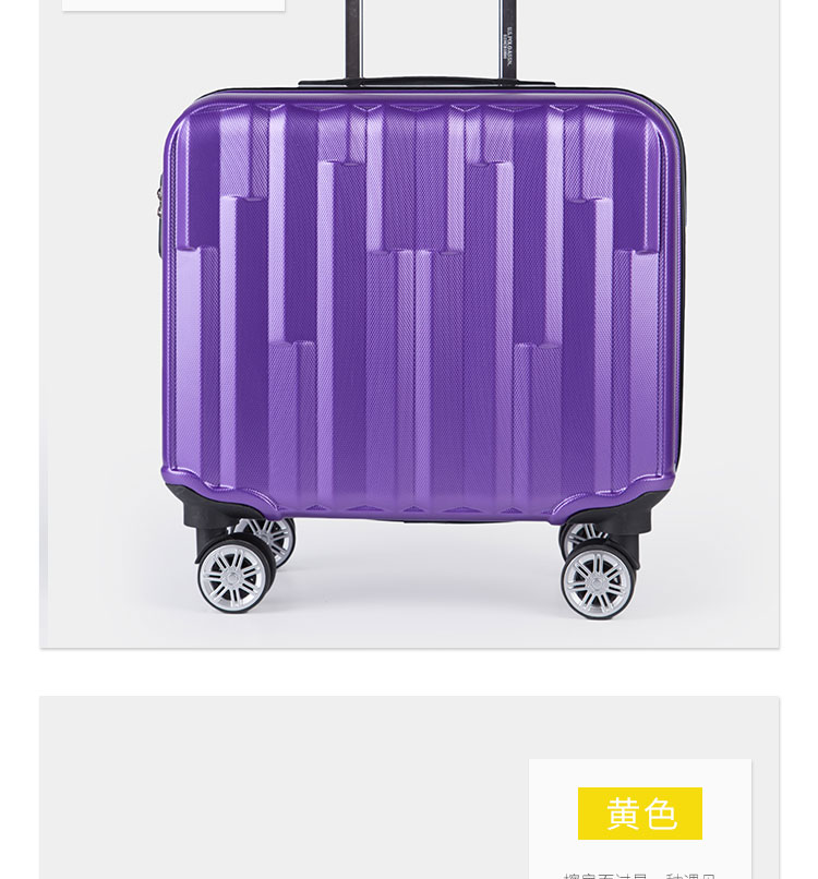 Tùy chỉnh logo18 inch nội trú nam vali nhỏ nữ mini xe đẩy trường hợp sinh viên dễ thương vali 16 inch vali kéo