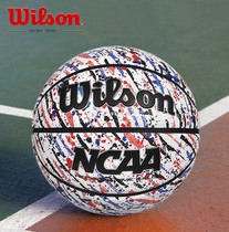 Wilson Wilson Wilson Basketball No. 7 PU Graffiti splashing adult basketball wear-resistant NCAA training game ball