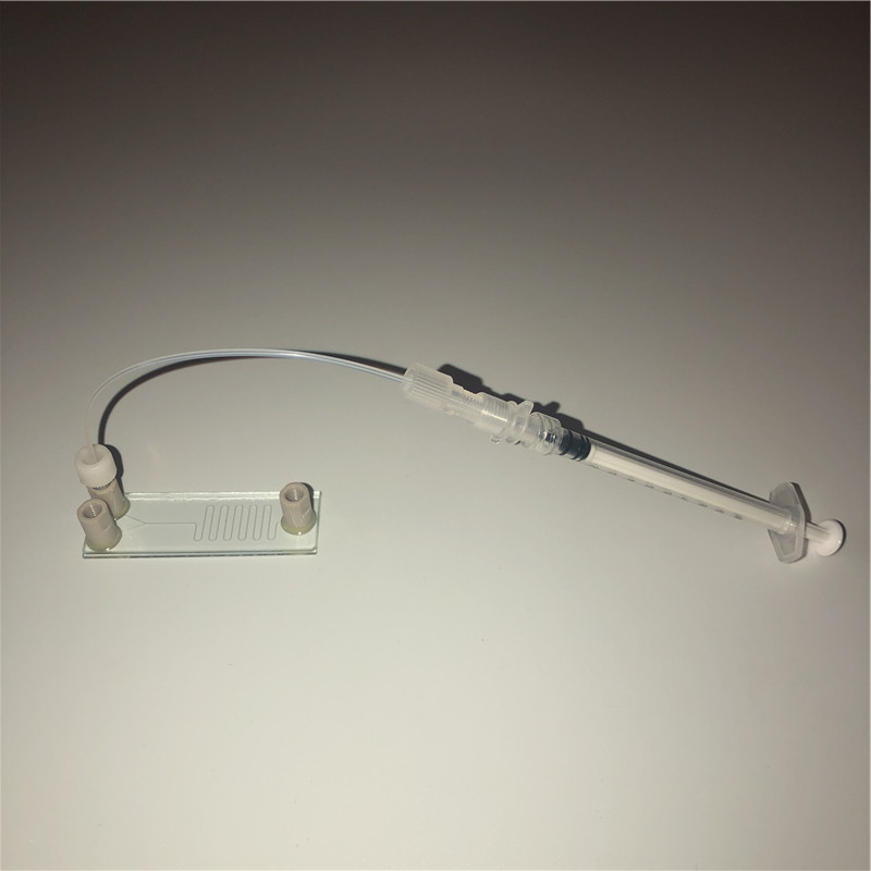 微流控PMMA/PC/玻璃芯片接口连接件 微流体塑料芯片含氟连接管
