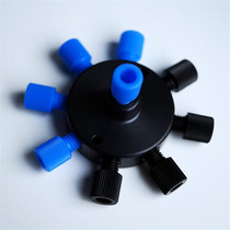 Microfluidic 10-32 threaded parallel diverter valve 1 RPM 8 1 rpm 16 low dead volume microfluidic chip multi-channel