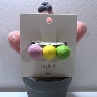 Шаровой брошь цвет девять