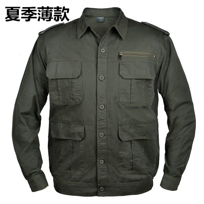 Летний комбинезон, тонкий хлопковый износостойкий камуфляжный лонгслив, защита от ожогов