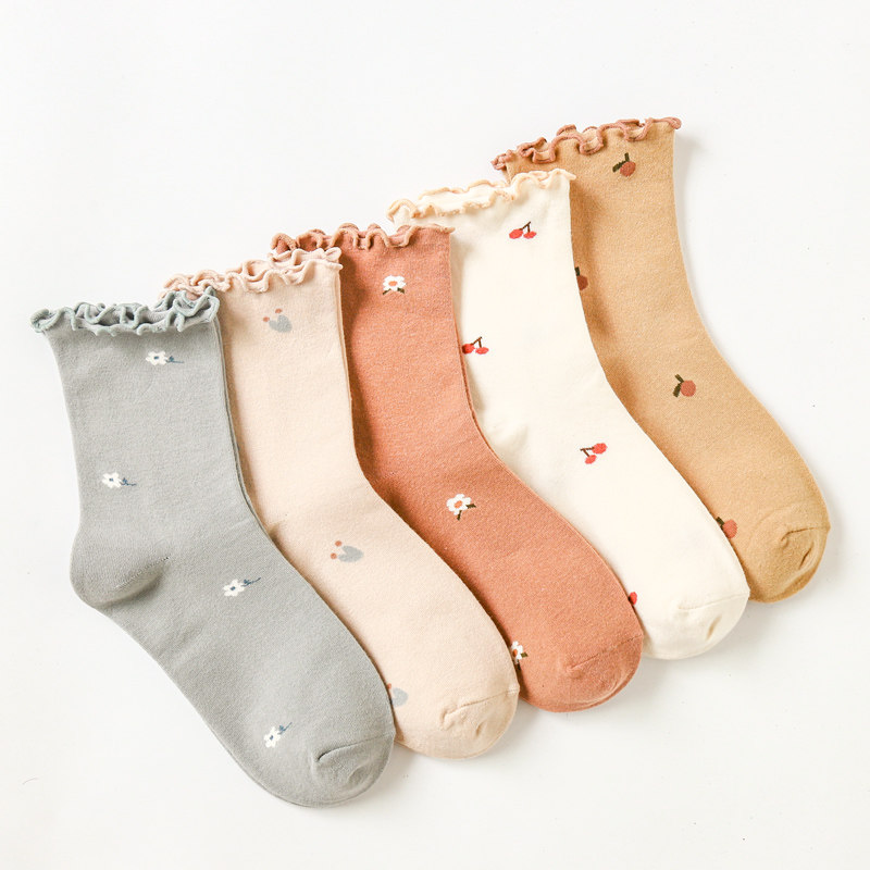 Pine Mouth No Lefeet Moon Socks Spring Autumn Postnatal October Pure Cotton Breathable Maternal Pregnant Woman Sleep Socks Fall