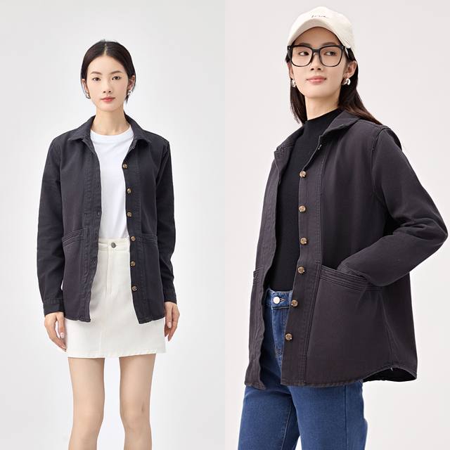 23 New Women's Light Khaki Oversize Jacket