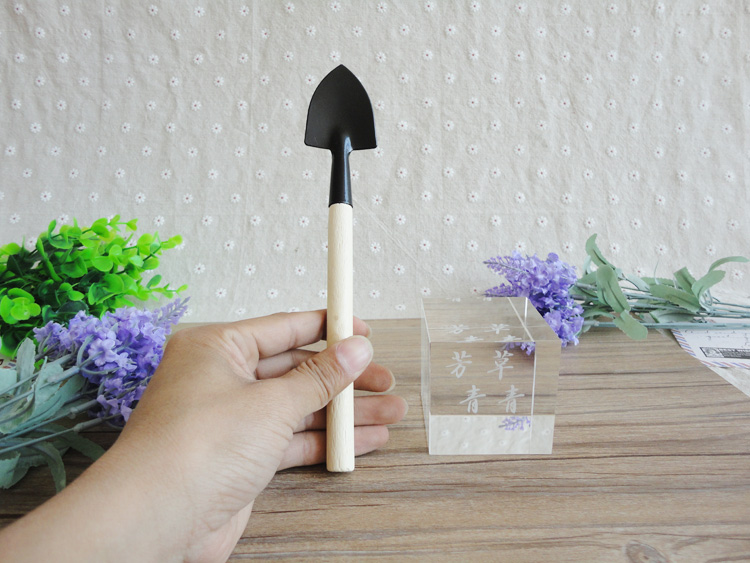 Mini dụng cụ làm vườn ba mảnh xẻng xẻng ban công chậu vườn công cụ gia cố khai quật nguồn cung cấp bộ chậu trồng cây