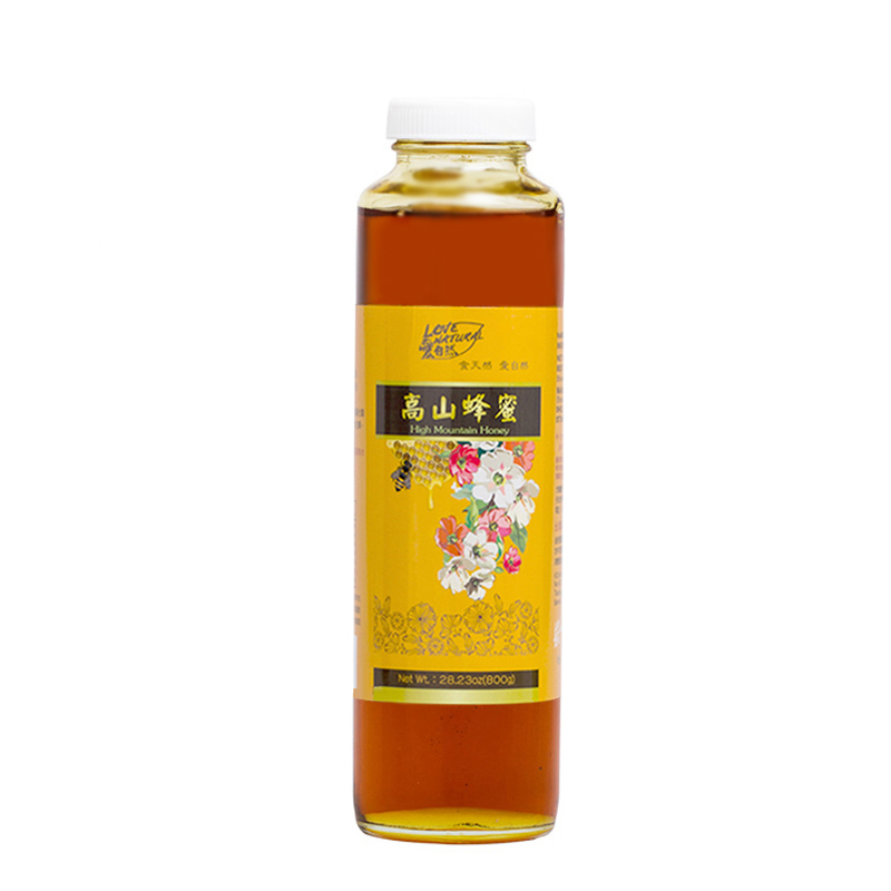 Taiwan imported Love Nature Alpine Honey Apple Honey Healthy Sweet Deep Mountain Honey Bottle 800g