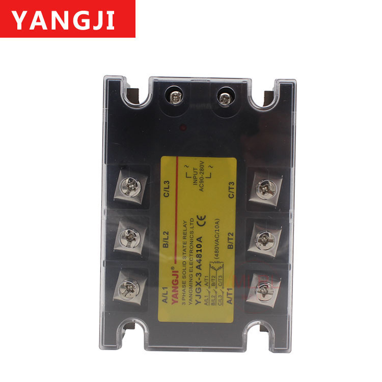 Yangji Yang Following three-phase solid-state relay YJGX-3 A4810A AC control AC AC-AC 10A-Taobao