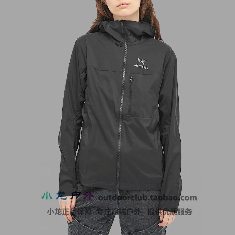 Women's Arcteryx Squamish Hoody Arc'Teryx Lightweight Hooded Sun Protection Skin Wind Jacket 6946