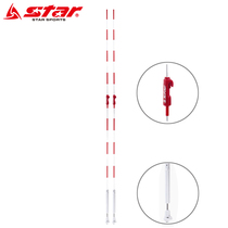 Star Shida volleyball competition logo pole Pneumatic volleyball competition net glass fiber reinforced plastic pole standard pole 1 8 meters logo pole