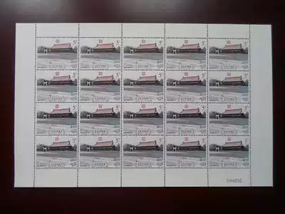 2008 Beijing stamp duty ticket 5 yuan Beijing Tanmiao Social Altar Worship Hall large edition ticket