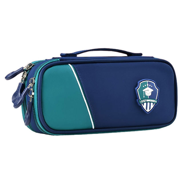 Stationery British style pencil bag boys primary school students stationery box 2025 new boys style girls multi-layer stationery bag storage bag pencil box large capacity junior high school students use light luxury and high-end sense