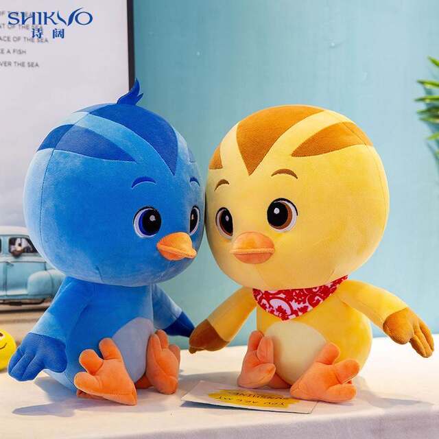 Cute Chicken Squad doll family complete set of plush toys Mikey Dayu Duoduo Huanhuan Meijia's mother's birthday gift