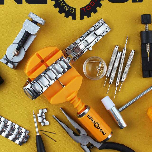 Hengjiang watch repair set, watch strap removal tool, strap remover, cutter, belt watch removal, steel strap adjustment device, installation