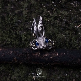 Рабочий оригинальный кролик ручной работы, кольцо, серебро 925 пробы, стиль Лолита