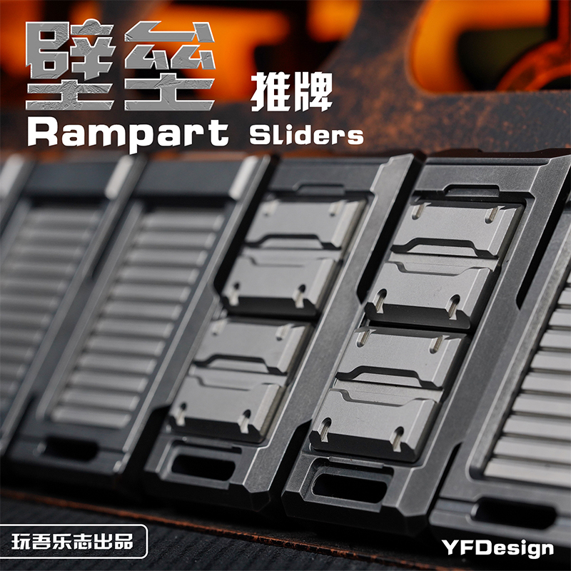 Play Wu Lezhi EDC barrier push card bang bang bang bang card magnetic suction push egg PPB metal toy decompression artifact
