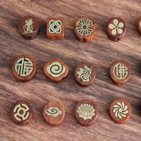 Ретро аксессуар из сандалового дерева ручной работы, аксессуары, медная креативная этническая инкрустация камня, этнический стиль