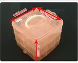 Вместительный и большой аксессуар, пластиковая портативная коробка для хранения, система хранения ручной работы