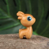 Резная трехмерная мультяшная креативная подвеска из сандалового дерева подходит для мужчин и женщин, китайский стиль, подарок на день рождения