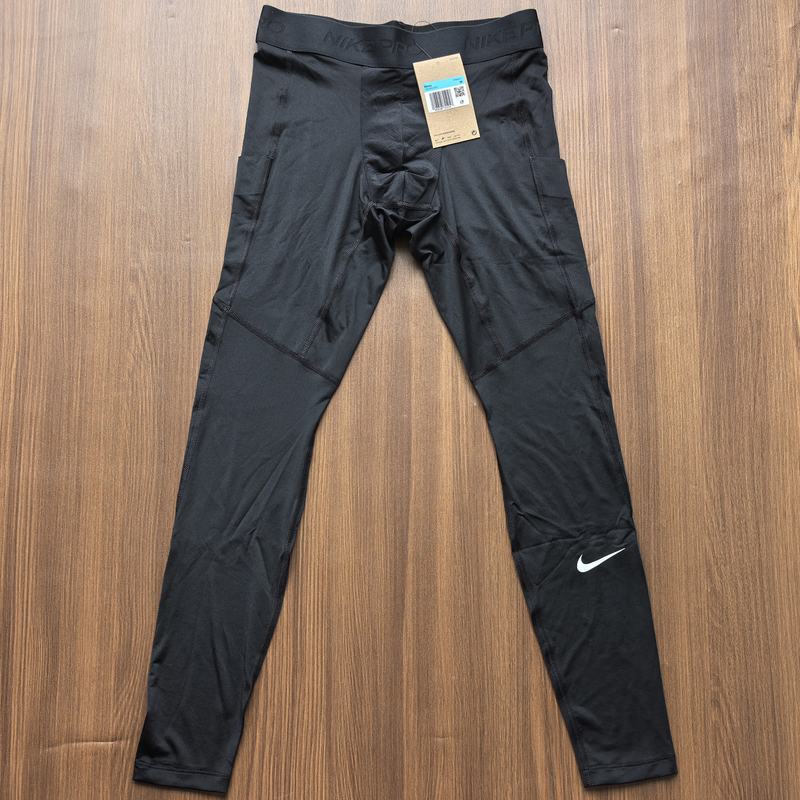 Nike Genuine Running Fitness Football Basketball Sports Pro Tight Pants Men's Quick-Drying Elastic Fb7953-010