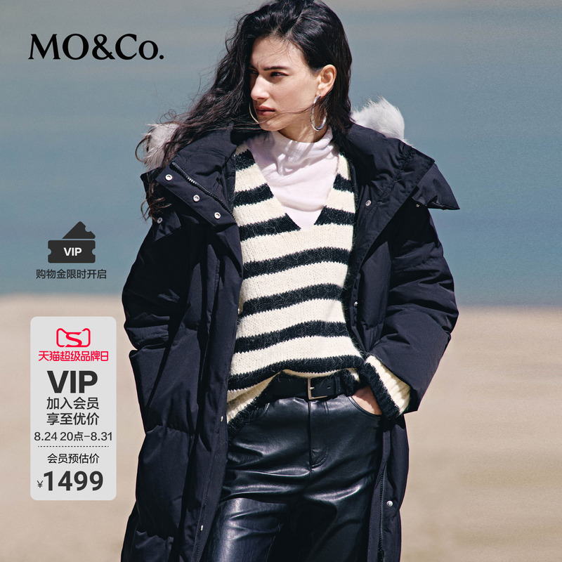 【C+ Series】Moco down Jacket Waterproof, Stain-Resistant, Heated Inner Lining, Fur Collar, Hooded, Voluminous, Warm Core, Moanke 【C+ Series】Moco down Jacket Waterproof, Stain-Resistant, Heated Inner Lining, Fur Collar, Hooded, Voluminous, Warm Core, Moanke