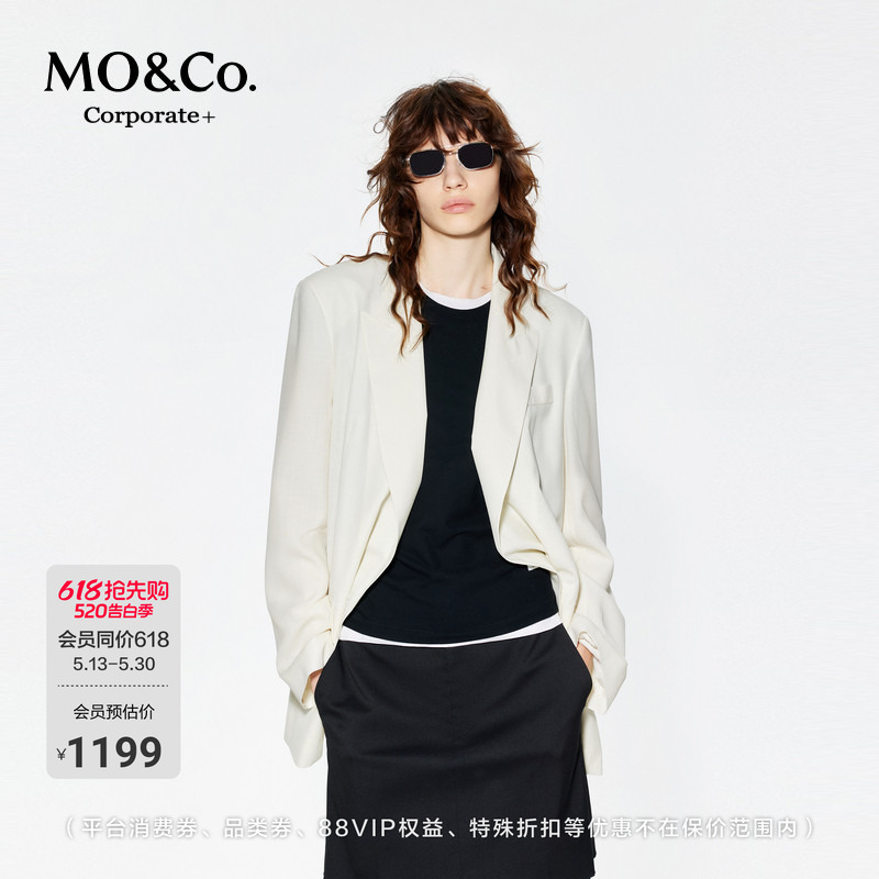 【C+ Series】Moco Suit Wool Blend Lightweight Padded Shoulder Jacket Dimur Style Moanke 【C+ Series】Moco Suit Wool Blend Lightweight Padded Shoulder Jacket Dimur Style Moanke