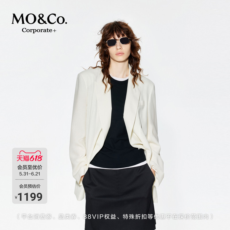 【C+ Series】Moco Suit Wool Blend Lightweight Padded Shoulder Jacket Dimur Style Moanke