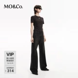 Рубашка MOCOT со складками на талии, текстурированный топ из хлопка Tencel, Moanke