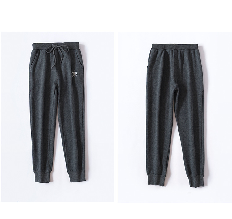 Quần pyjama nữ mùa đông cừu cộng với quần nhung thông thường Quần Hàn Quốc size lớn ấm áp độn quần cotton nhà quần quần alibaba nữ