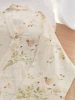 H1-Dielian ночная рубашка из хлопчатобумажной марли