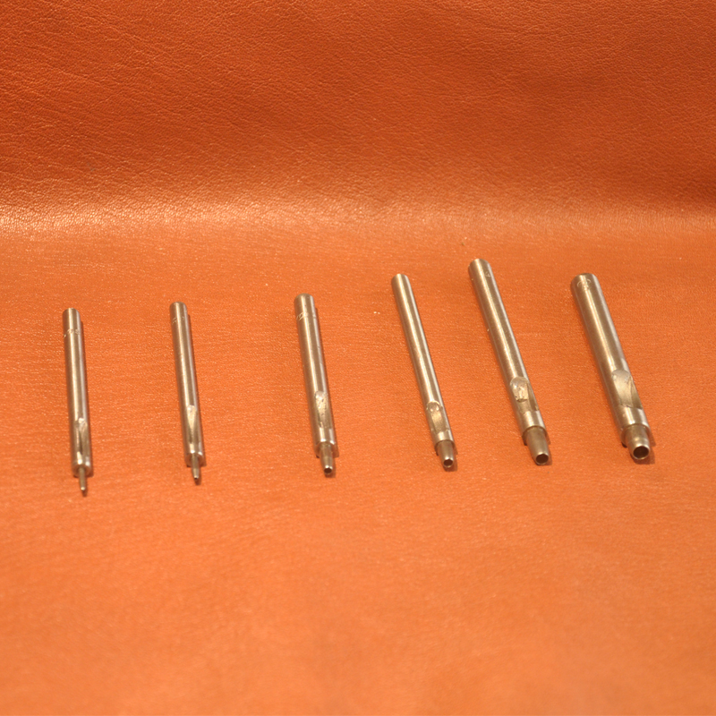 Cobbler Kunye Foreign trade quality round punch common specifications No 45 steel polishing