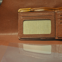 PVC film 0 3mm thick A4 size Transparent grinding leather window handbook clip layer ID photo