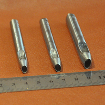 Pitcher Kun Ye foreign trade quality flat round flush belt punching 45 steel polishing polishing