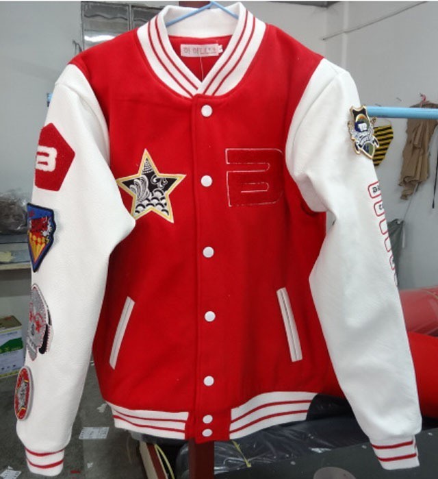 Bigbang Gd G Dragon Baseball Jacket 權志龍徽章棒球服嘻哈 Bigbang Gd G Dragon Baseball Jacket 權志龍徽章棒球服嘻哈