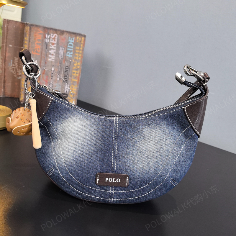 Polo Women's Bag 2026 New High-End Fashion Retro Casual Handbag Shoulder Bag Large Capacity Messenger Bag 50521 Polo Women's Bag 2026 New High-End Fashion Retro Casual Handbag Shoulder Bag Large Capacity Messenger Bag 50521