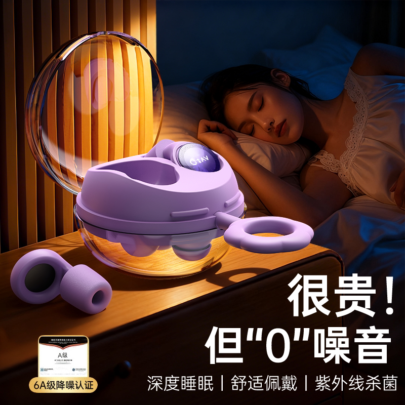 Earplugs for Sleeping, Super Soundproof, Non-Damaging to the Ears, Silent, Perfect for Dormitory Study, Anti-Noise and Anti-Snoring Gadget