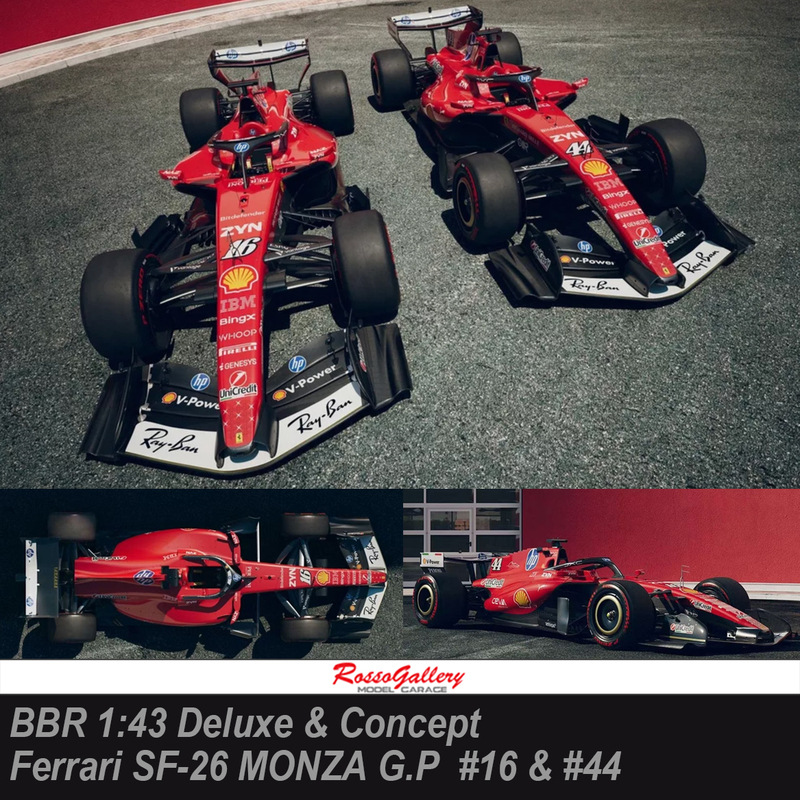 Pre-Bbr1:43 Deluxe Standard Edition Ferrari F1 Racing Model Sf26Monza Tribute to Schumacher's Seven Championships Pre-Bbr1:43 Deluxe Standard Edition Ferrari F1 Racing Model Sf26Monza Tribute to Schumacher's Seven Championships