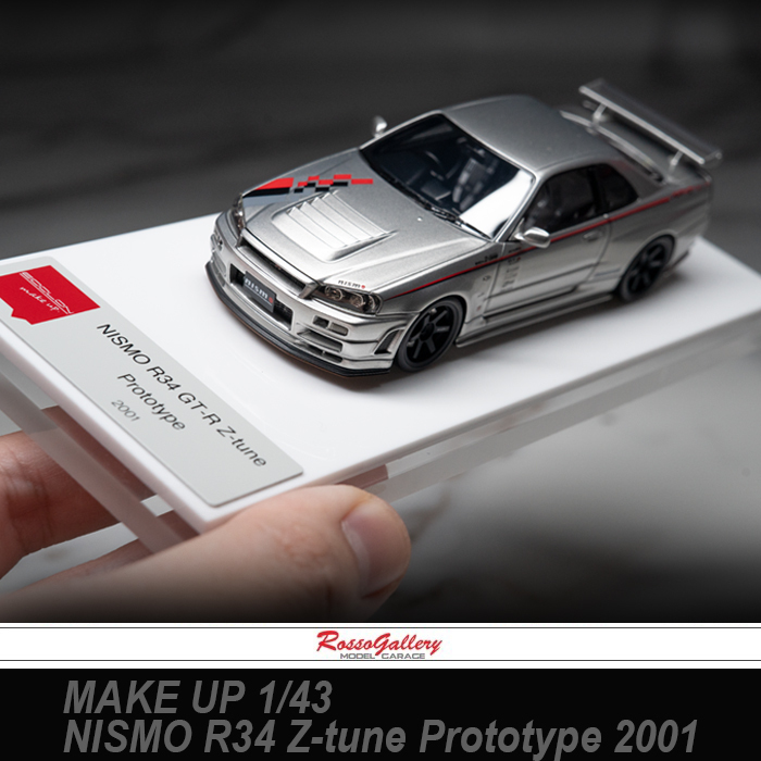 Make up 1:43 Nissan Gtr God of War Jdm Car Model Initial Edition Nismo R34 Ztune