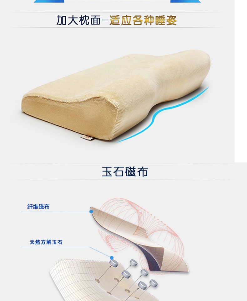 Nhỏ gối mềm gối gối cổ tử cung B B-type gối cổ tử cung chuyên dụng bộ nhớ bọt gối cổ tử cung - Gối gối ôm cao su non