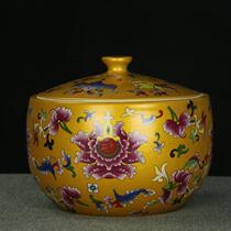 Jingdezhen ceramic 5kg rice jar rice barrel pickled vegetable pickled meat jar with lid storage jar
