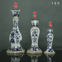 Jingdezhen ceramic candle holder candlelight dinner props European romantic wedding retro creative ornaments dining table