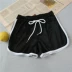 Câu chuyện cà chua Quần short Satin mới Chạy thể dục Yoga Quần thun co giãn eo Thể thao Quần nóng bộ đồ mặc nhà mùa hè Quần short